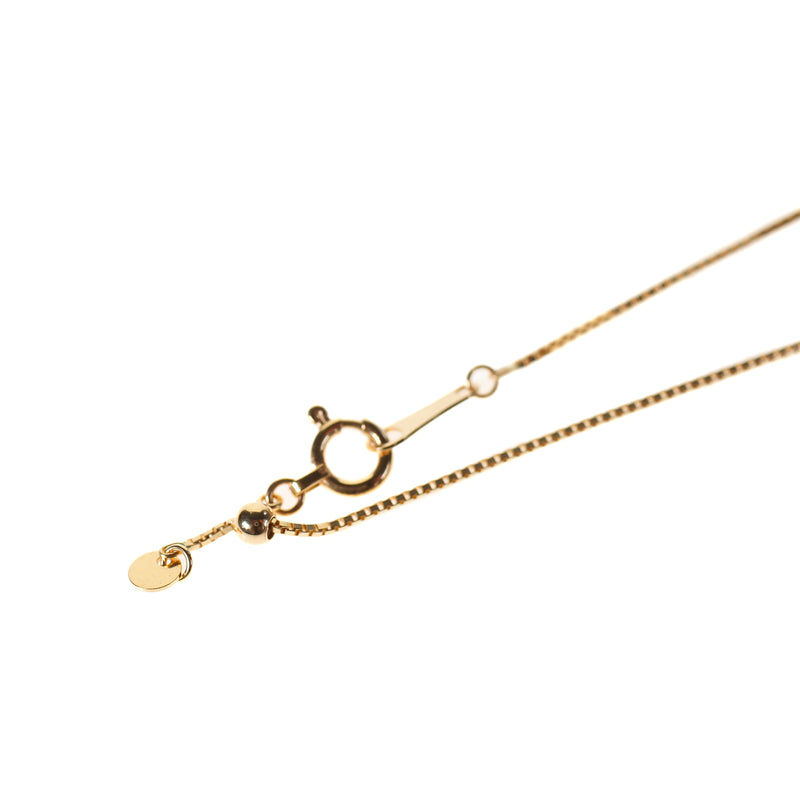 Super fine 18 karat gold box chain