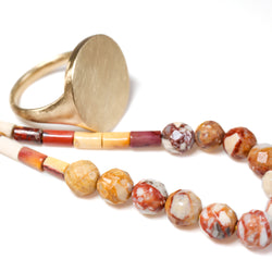 Fine jasper necklace no.2