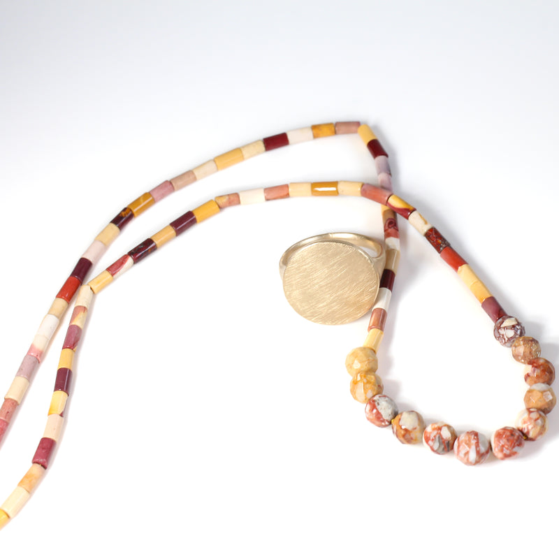 Fine jasper necklace no.2