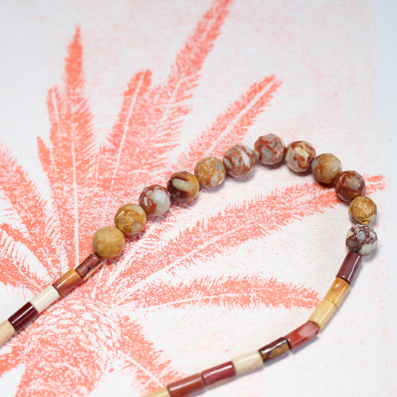 Fine jasper necklace no.2